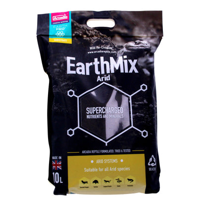Arcadia EarthMix Arid Substrate 10L – Organic Reptile Soil Repackaged