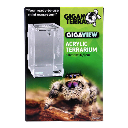 GIGANTERRA Easy Assemble Acrylic Clear Terrarium For Reptiles 