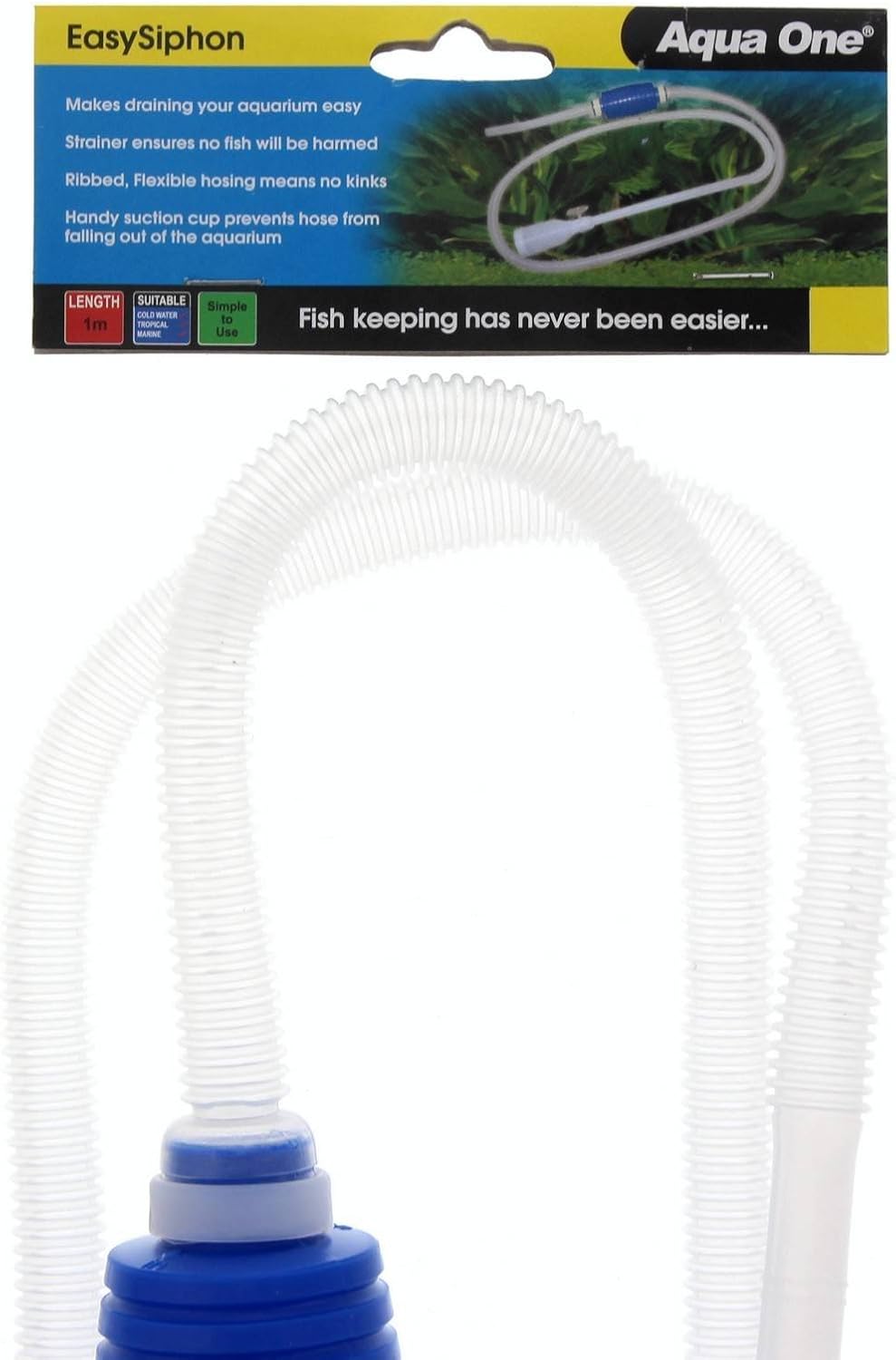 Aqua One Easy Siphon Aquarium Fish Tank Siphon | from Aquacadabra