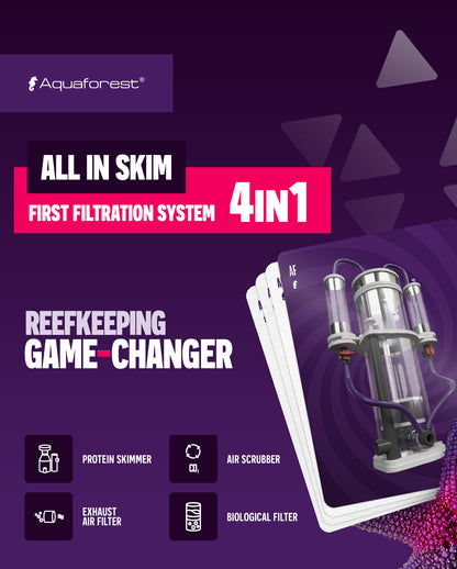 Aquaforest All-in Skim 150 – 4-in-1 Marine Aquarium Filter System