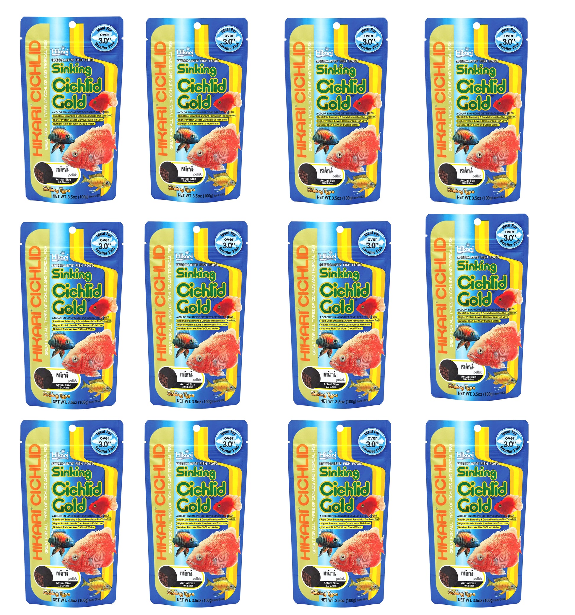 Hikari Cichlid Gold Sinking Medium Pellets (Low Date)