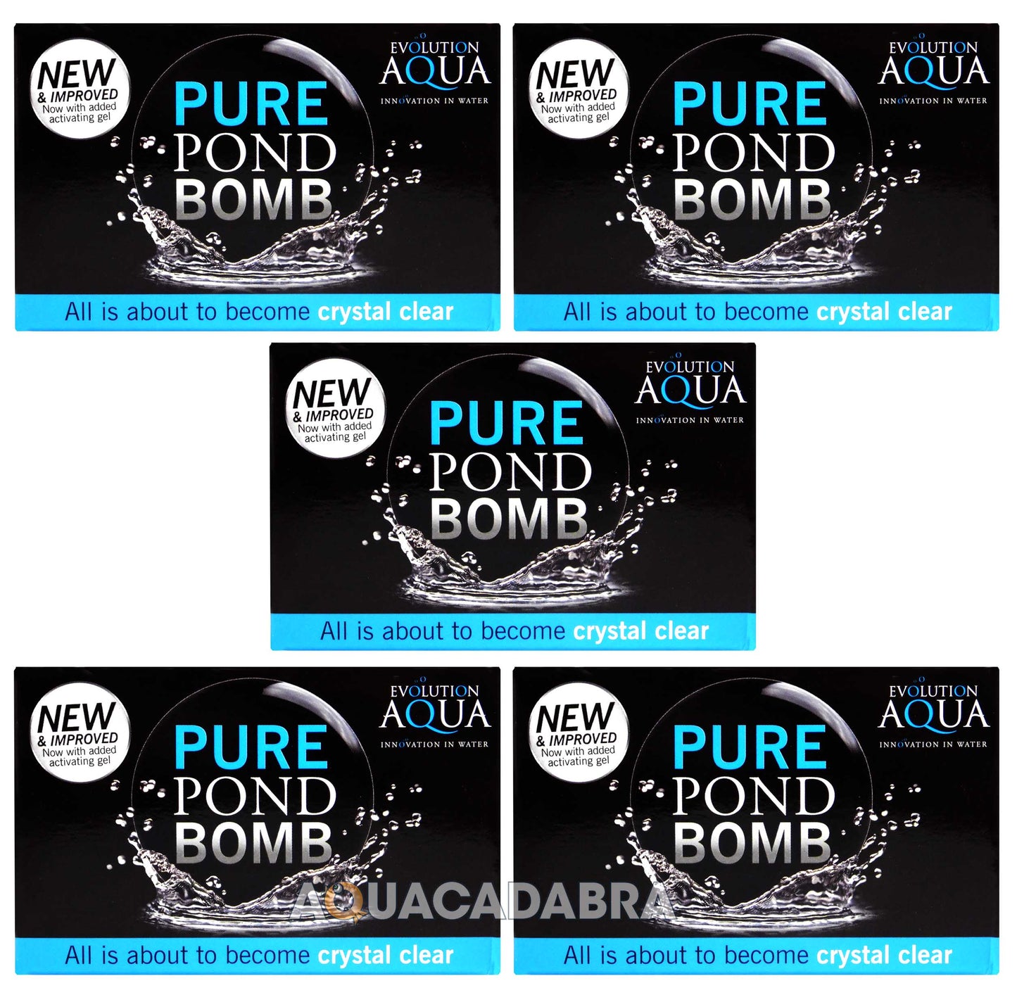 Evolution Aqua Pure Pond Bomb- Fast Acting Pond Bacteria & Waste Clarifier for Koi Ponds