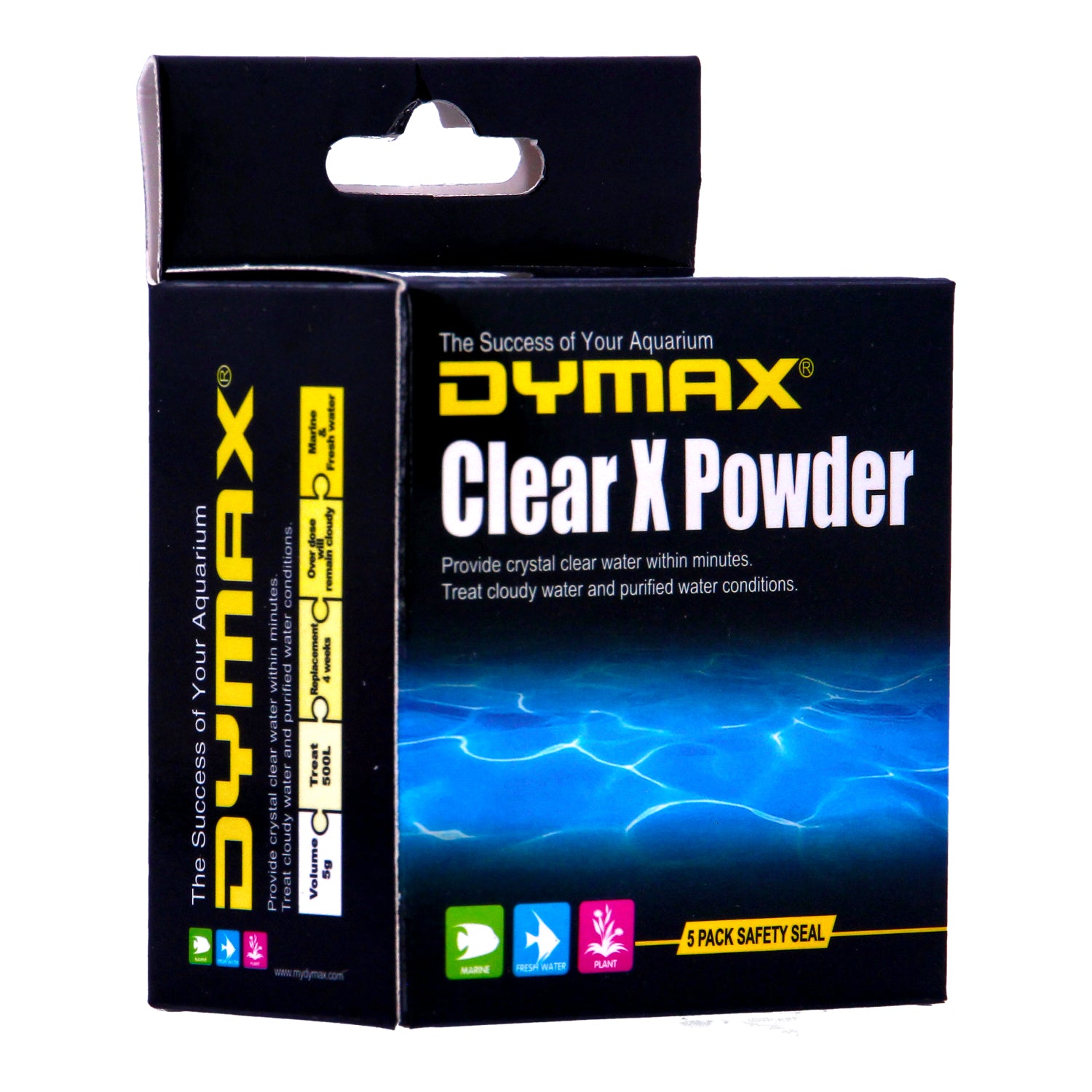 Dymax Aquarium Cloudy Water Treatment Powder