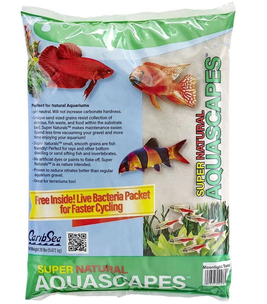 CaribSea White Marine Sand 20lb (9kg)
