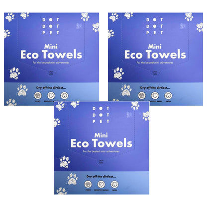 DotDotPet Mini Eco Dog Quick-Dry Biodegradable  Towels 