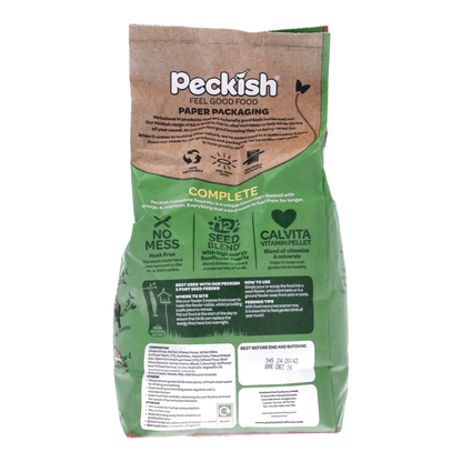  Wild Bird Feeder & Complete Seed Mix 2.04kg
