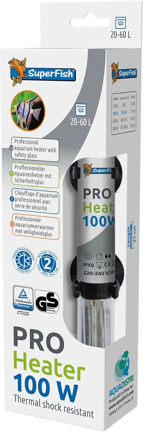 Superfish Pro Heater 100W 20-60L