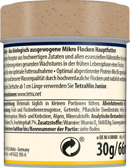 TetraMin Baby Fish Food 30g – Micro-Flake Nutrition for Fry 1cm Length