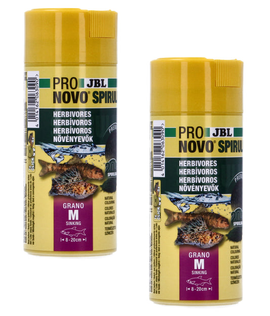JBL ProNovo Spirulina Fish Food Sinking Granules Tropical Aquarium Algae