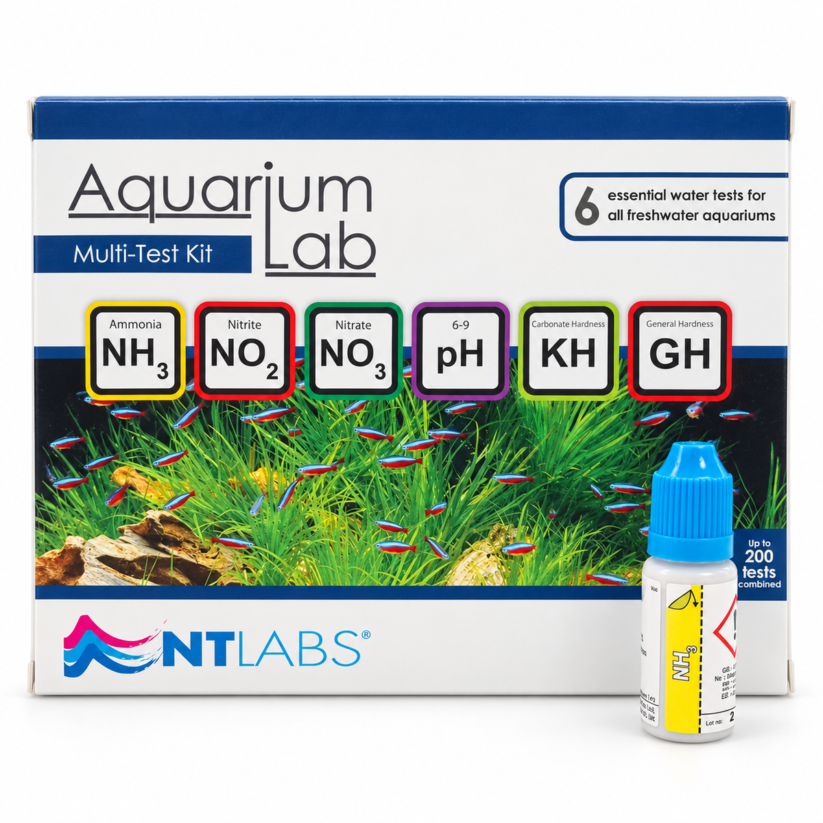 NT Labs Aquarium Multi-Test Kit Water Parameter Tests