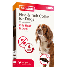 Beaphar Dog Flea & Tick Brown Collar