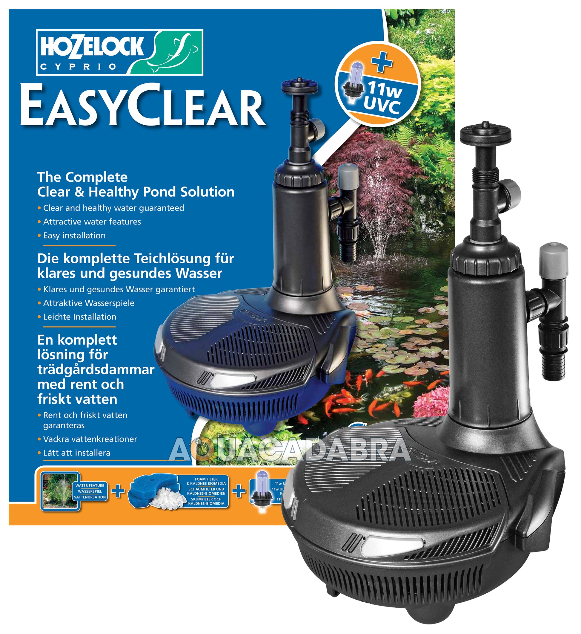 Hozelock EasyClear 7500 All-in-One Pond Filter Kit