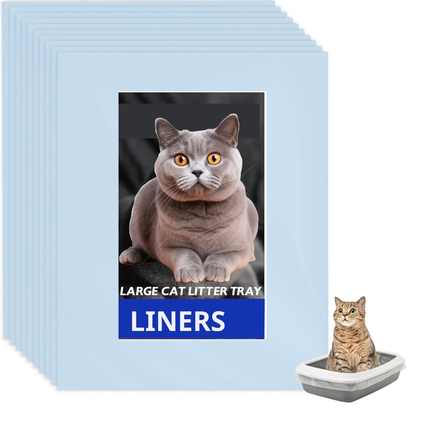 Lazy Bones Cat Tray Liners 6 Pack