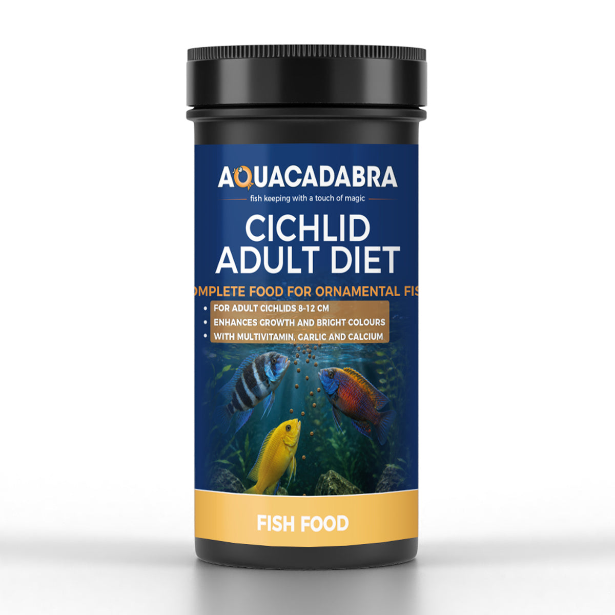 Aquacadabra Cichlid Adult Diet Fish Food Floating Granules 40% Protein
