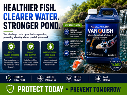 Aquacadabra Vanquish Ulcer Parasite & Whitespot