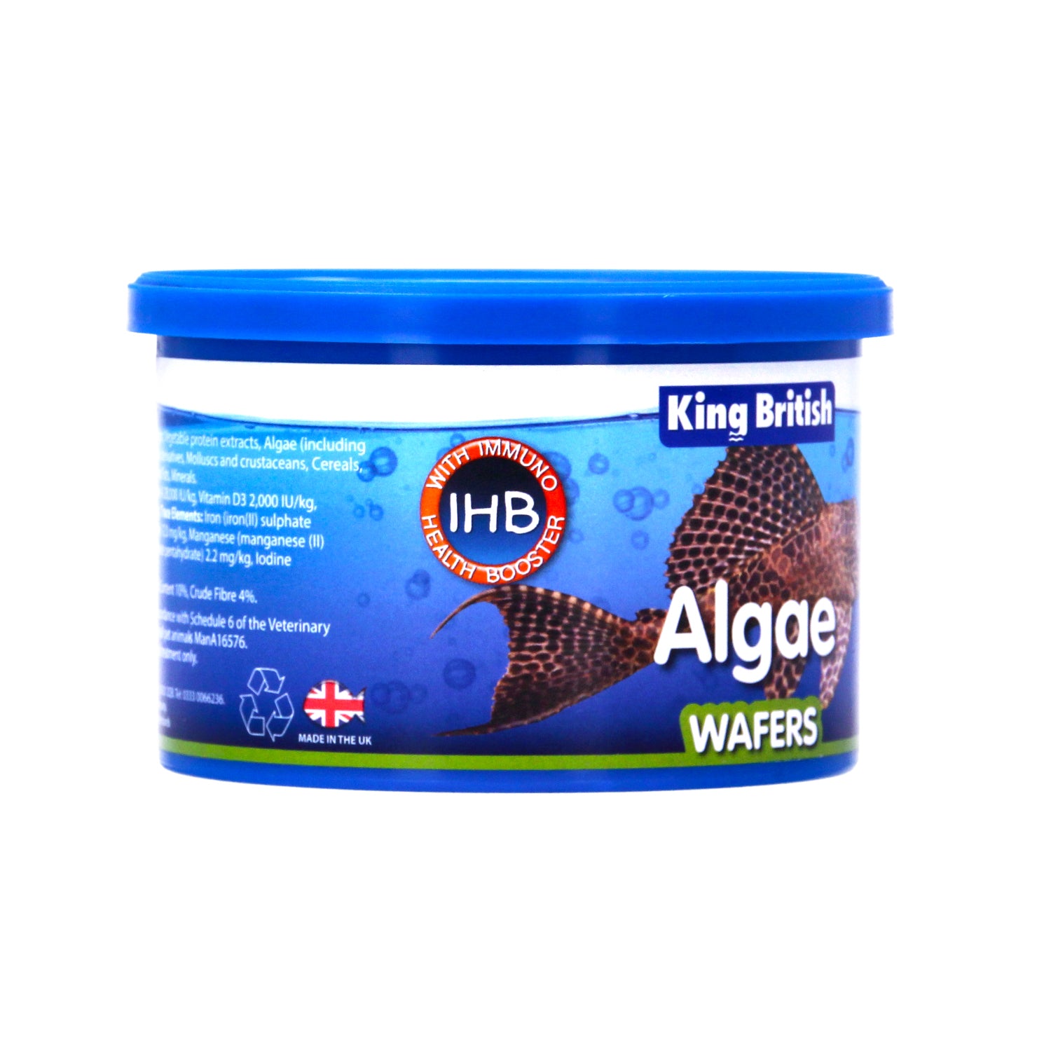 King British Algae Wafers Plecostomus Catfish Bottom Feeder Food