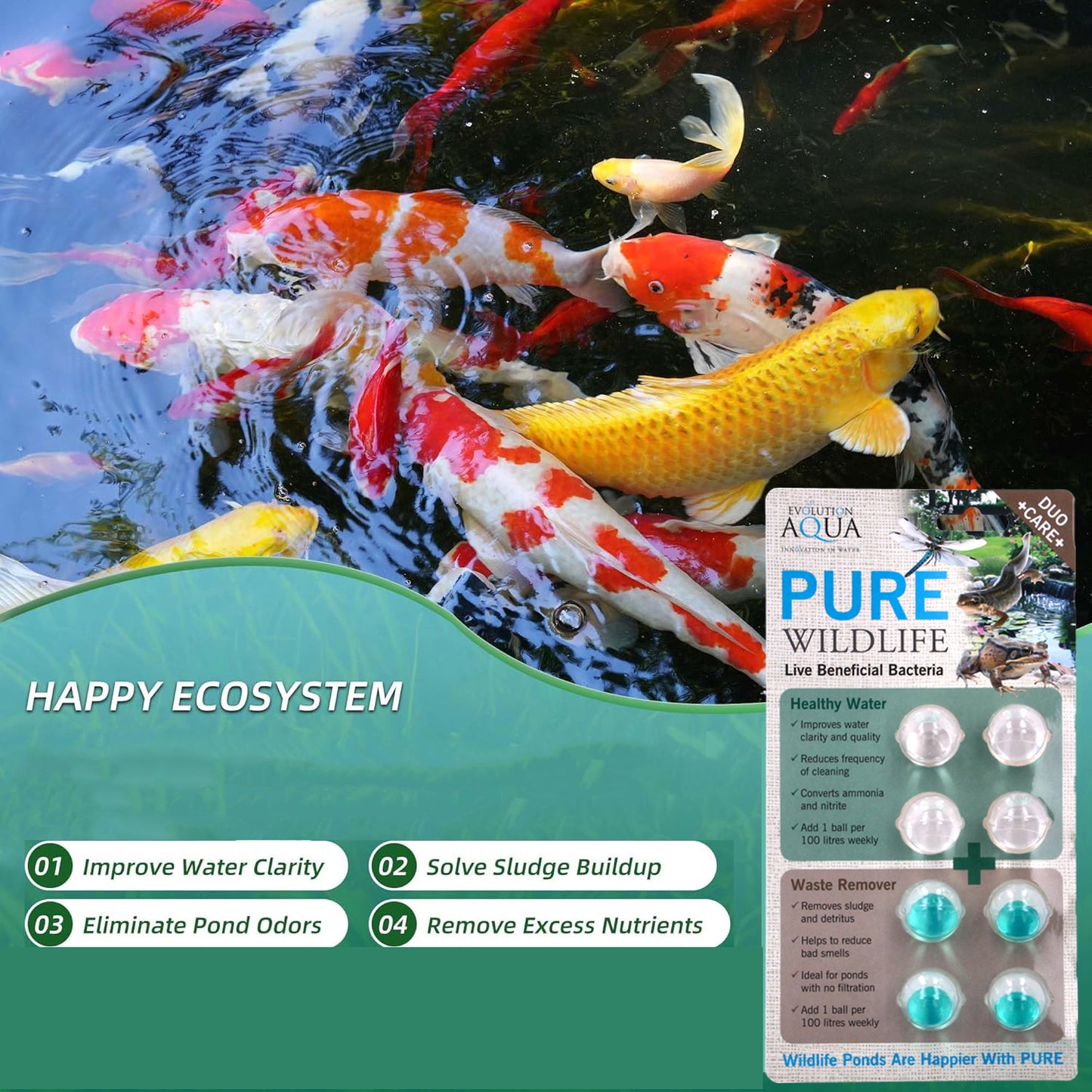 Evolution Aqua Pure Wildlife Beneficial Bacteria