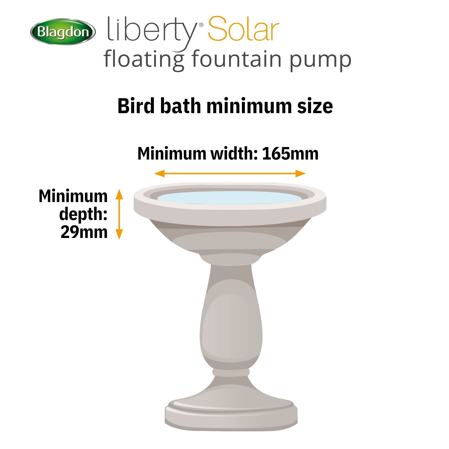 Blagdon Liberty Solar Floating Fountain