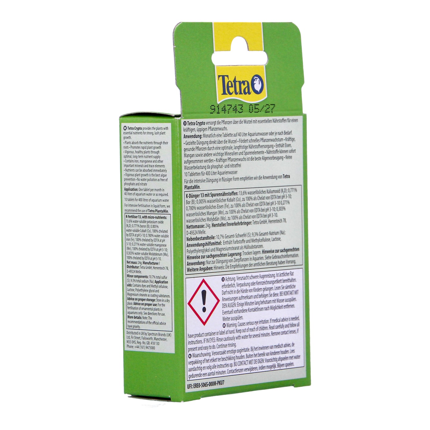 Tetra Root Crypto 30 Tabs Aquarium Plant Fertiliser