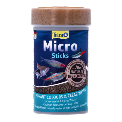 Tetra Micro Fish Food Granules Crisps Sticks Small Tropical 45g 100ml