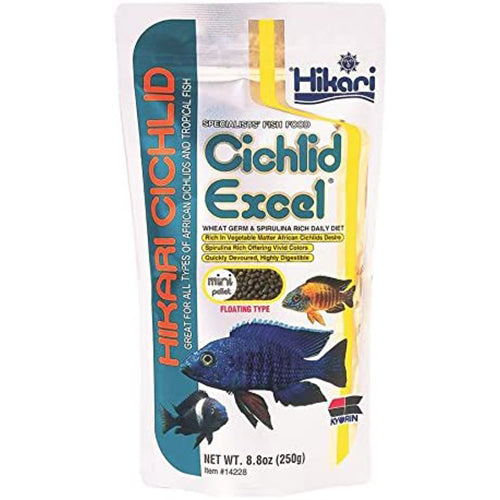 Hikari 8.8-Ounce Cichlid Excel Floating Mini Pellets for Pets