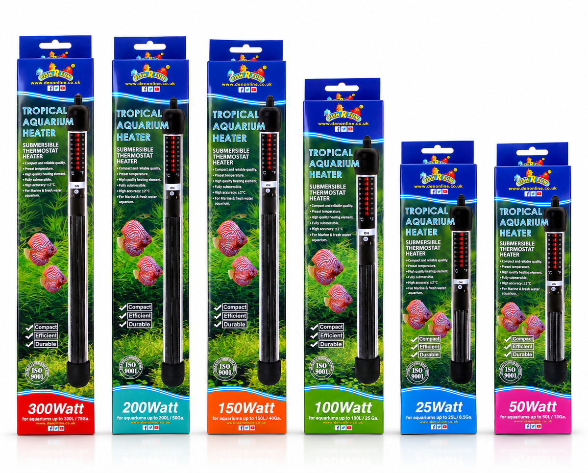 Fish R Fun Submersible Aquarium Heater 25W-300W