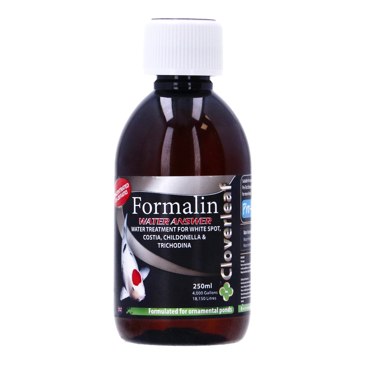 Cloverleaf Formalin Water Answer Koi Pond Water Treatment 250ml & 500ml