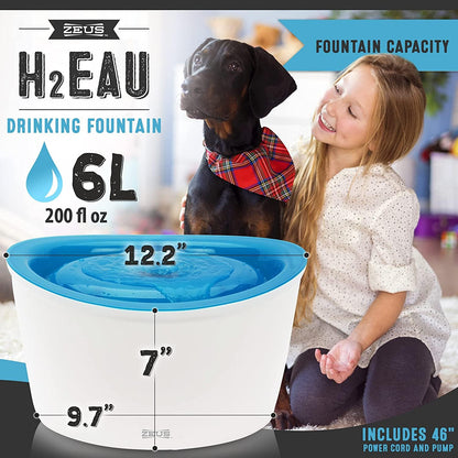 Zeus H2eau Dog Drinking Fountain