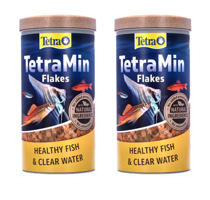 TetraMin Tropical Fish Food Flakes 2 x 200g 400g Total Aquarium Bulk Pack