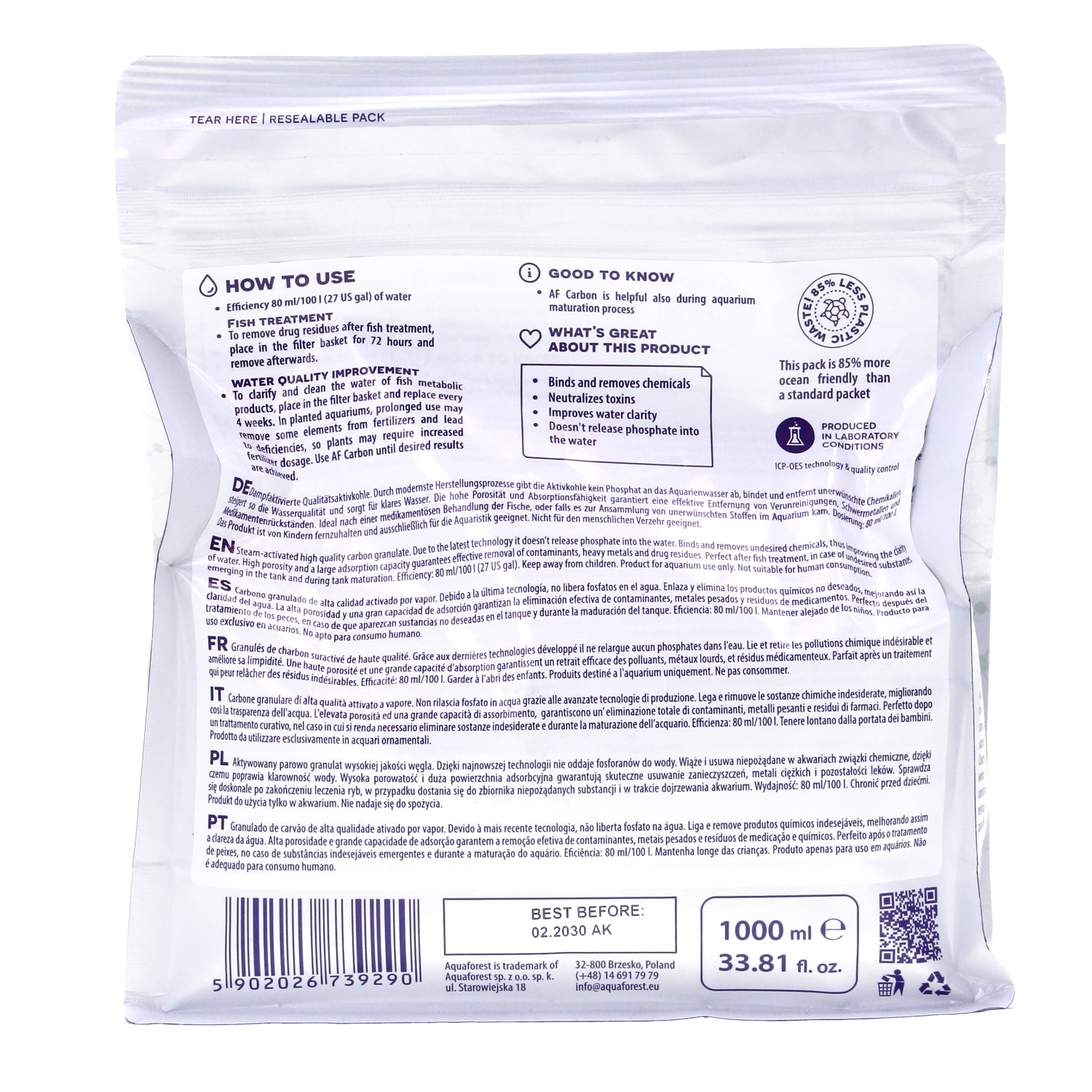 Aquaforest Freshwater Carbon 1000ml Freshwater