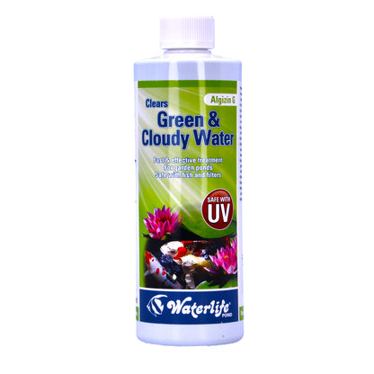 WaterLife Algizin G Pond Algae Green Cloudy Water Control Clears Fast Effective