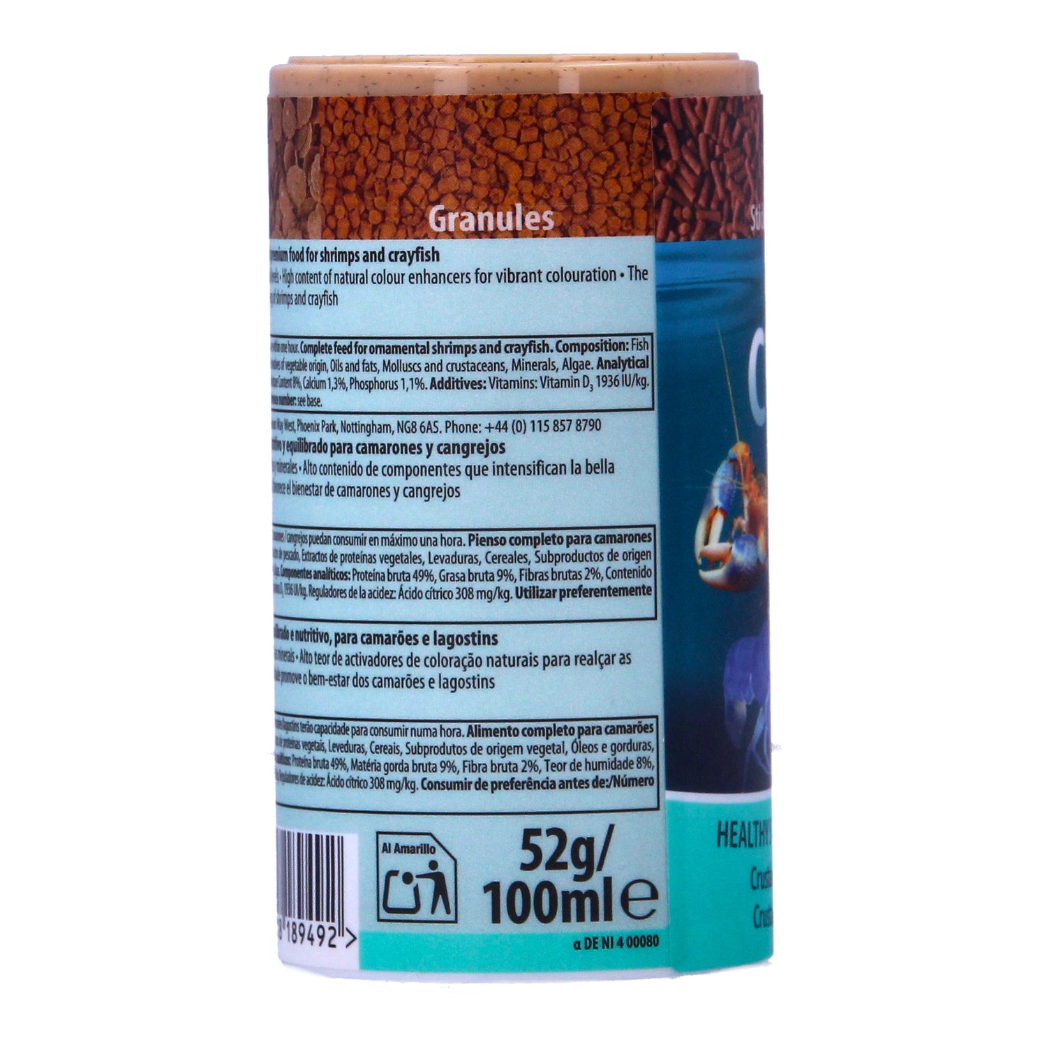 Tetra Crusta Menu 52g Freshwater Shrimp Diet