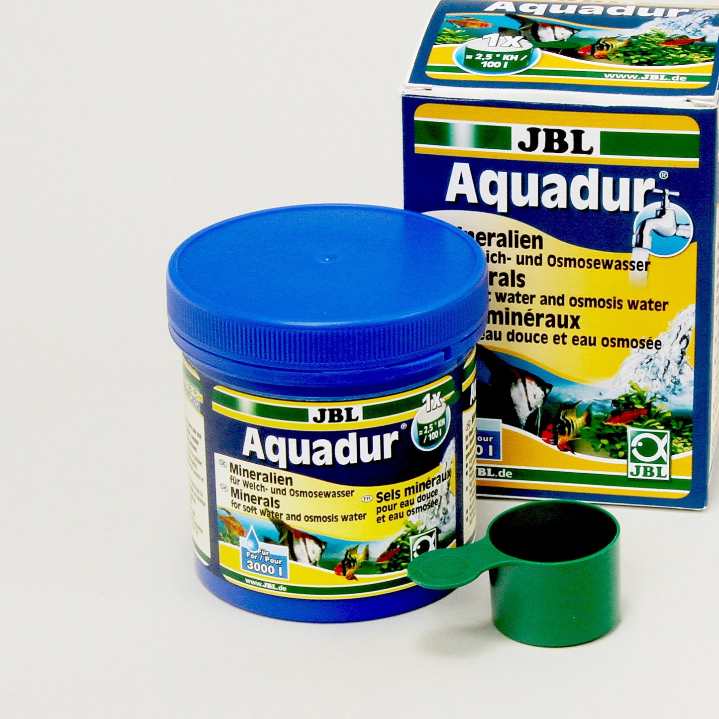 JBL Aquadur 250g – Mineral Salt for RO Water | Raises KH GH | Treats 3000L