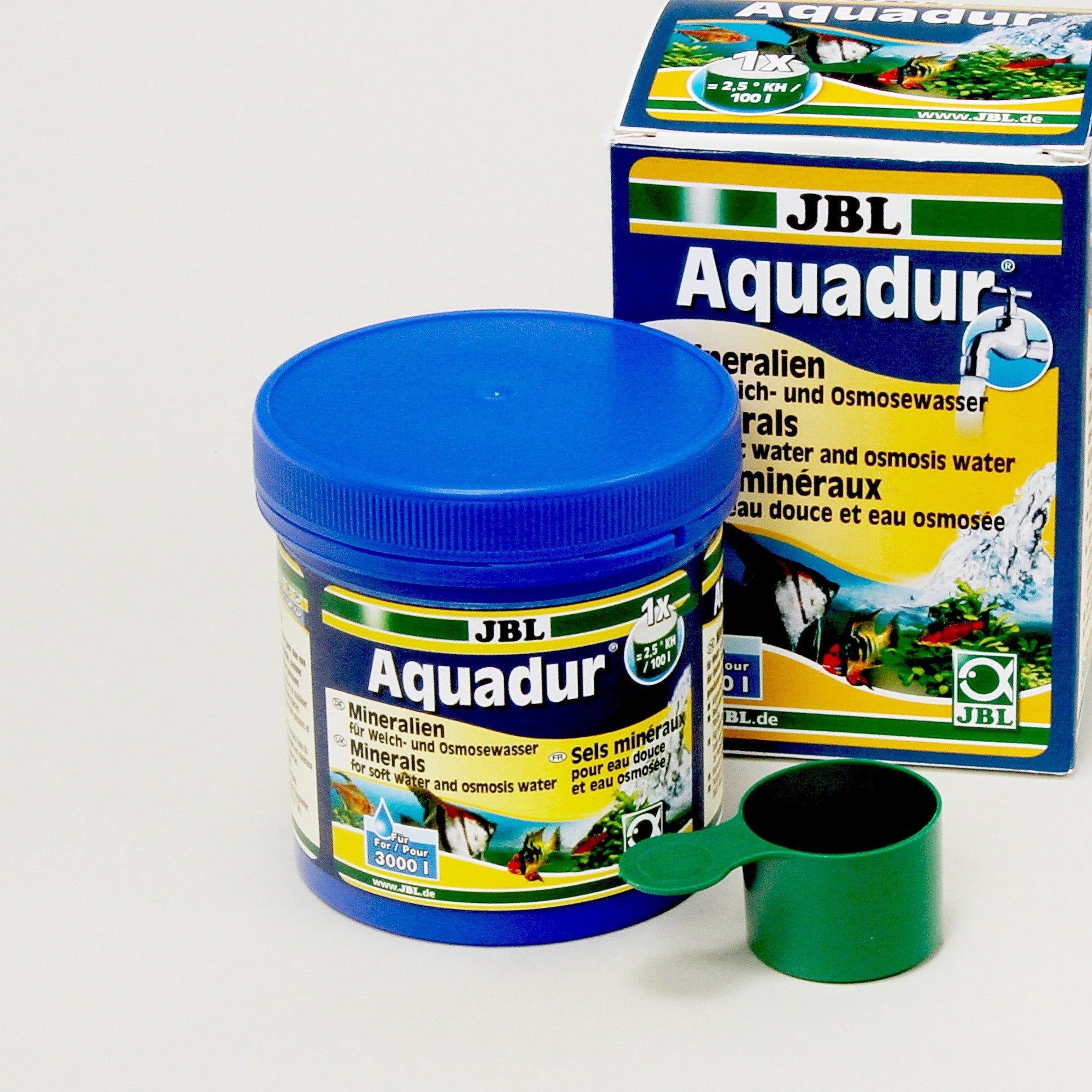 JBL Aquadur 250g – Mineral Salt for RO Water | Raises KH GH | Treats 3000L