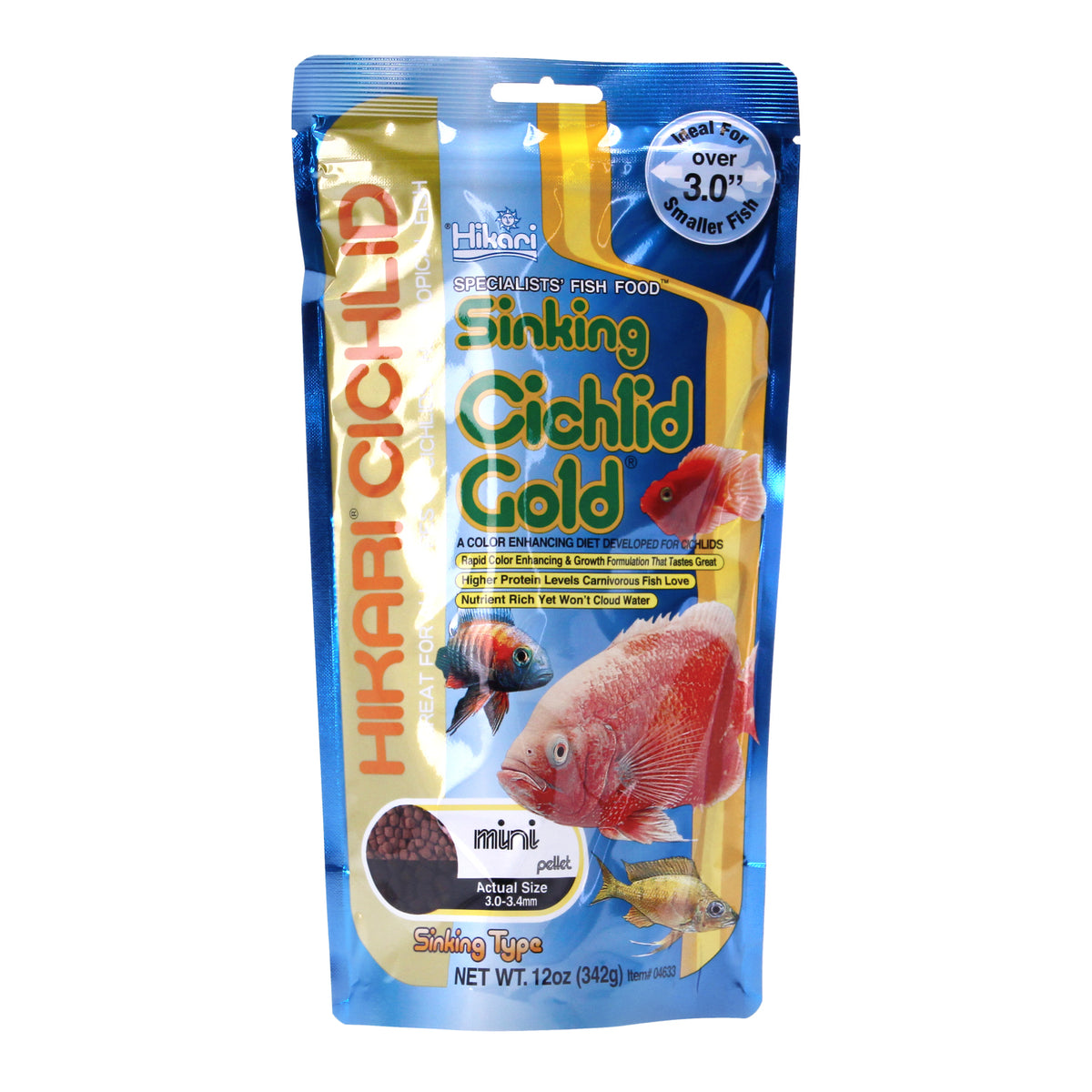 Hikari Cichlid Gold Sinking Mini 250g