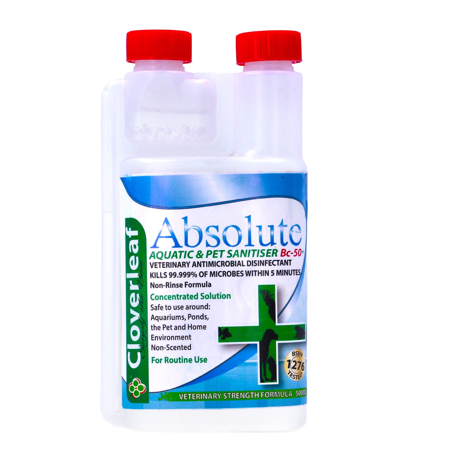 Cloverleaf Absolute Aquatic Pet Sanitiser BC-50+ Concentrated Disinfectant