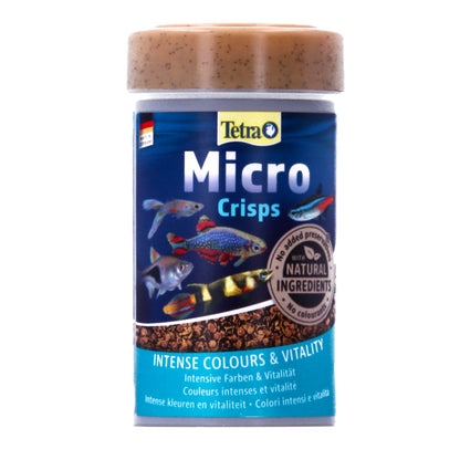 Tetra Micro Fish Food Granules Crisps Sticks Small Tropical 45g 100ml