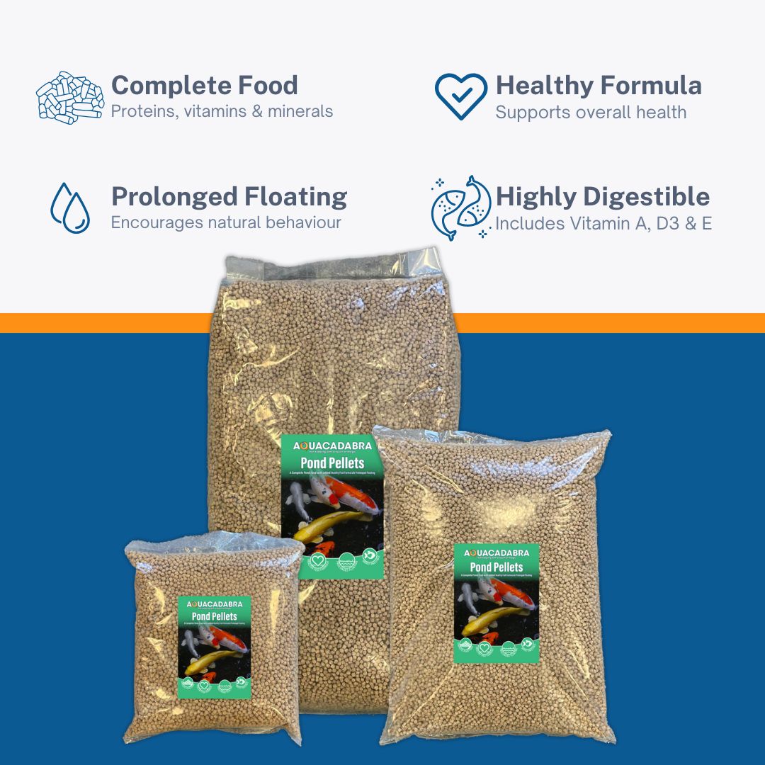 Aquacadabra Pond Food 2kg & P7000 Auto Feeder