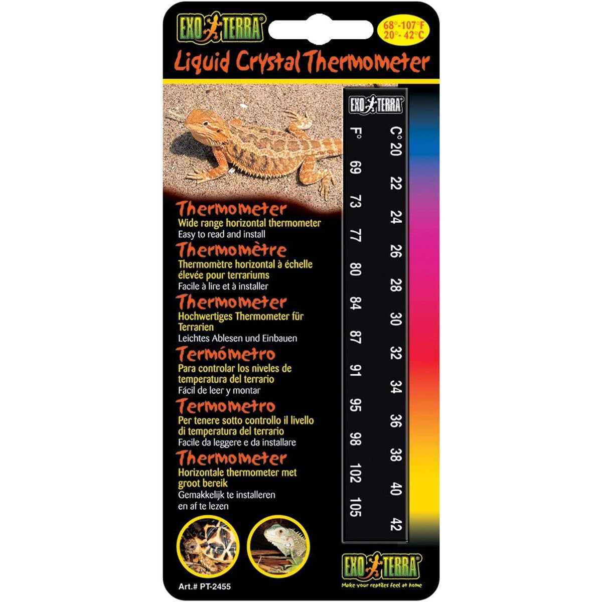 Exo Terra Wide-Range Horizontal Thermometer