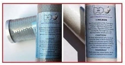 D-D 10" RO Carbon & Sediment Replacement Filters Reverse Osmosis Set