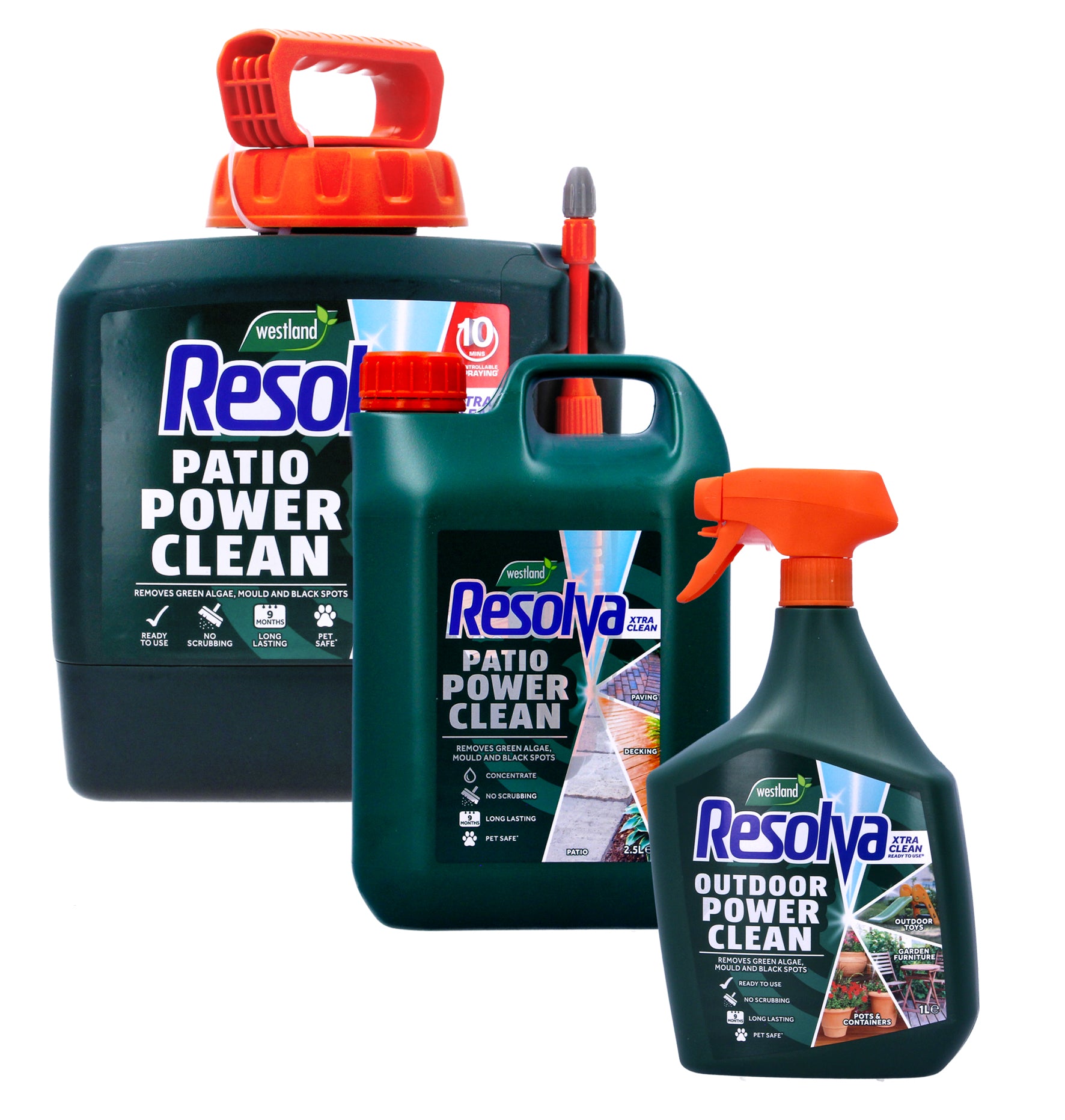 Resolva Xtra Clean Outdoor Patio Power Cleaner