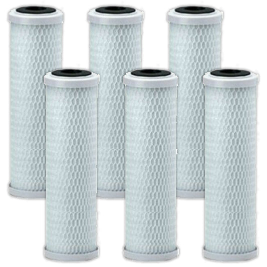  6 x 10" Carbon Block Water Filter Cartridges RO Reverse Osmosis Pond Koi