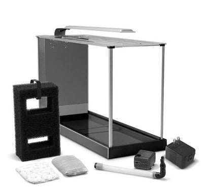 Fluval SPEC 19L Nano Aquarium with 7000K LED & 3-Stage Filtration Black