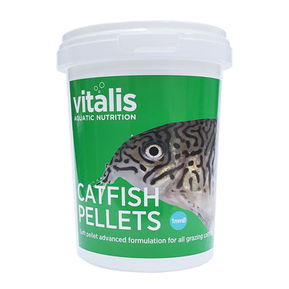 Vitalis Catfish Pellets XS 260g & Plec Pellets (8mm) 300g Twin Pack 