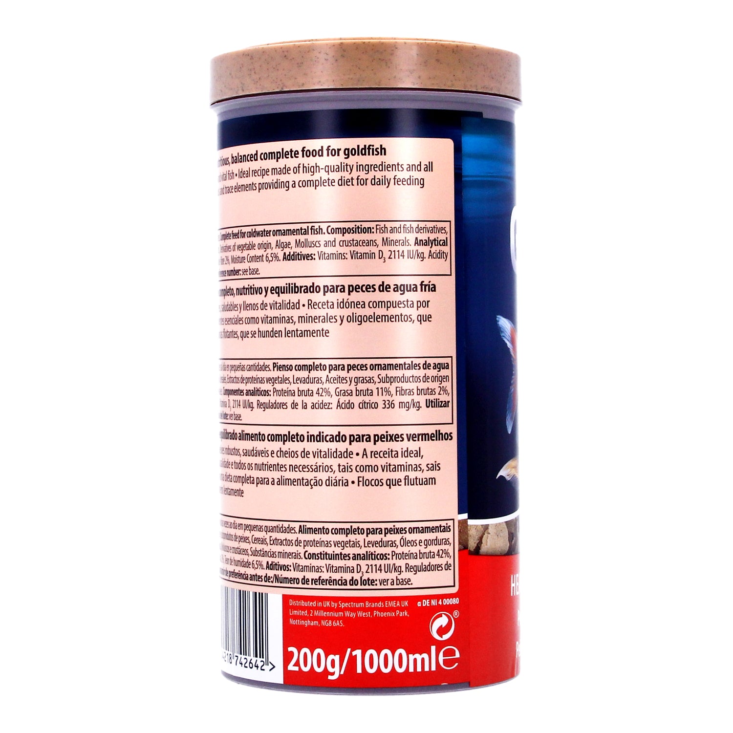 Tetra Goldfish Flake 200g Aquarium Fish Food