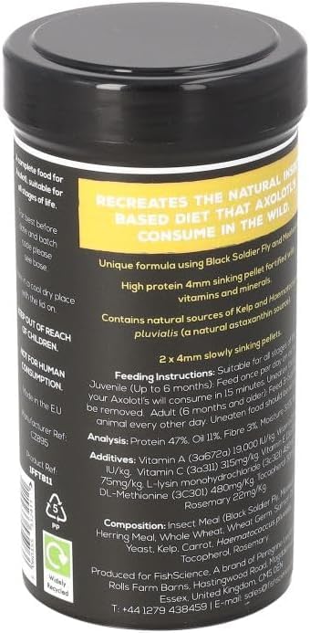 Fish Science Axolotl Food 150g