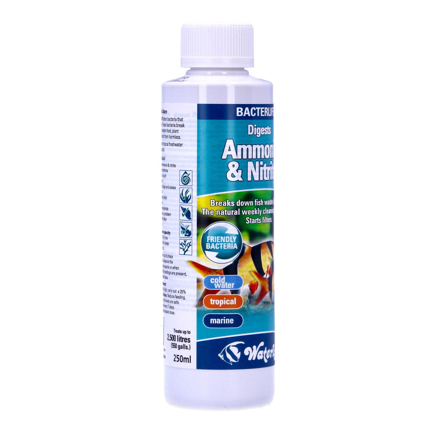 Waterlife Bacterlife - Digests Ammonia & Nitrite