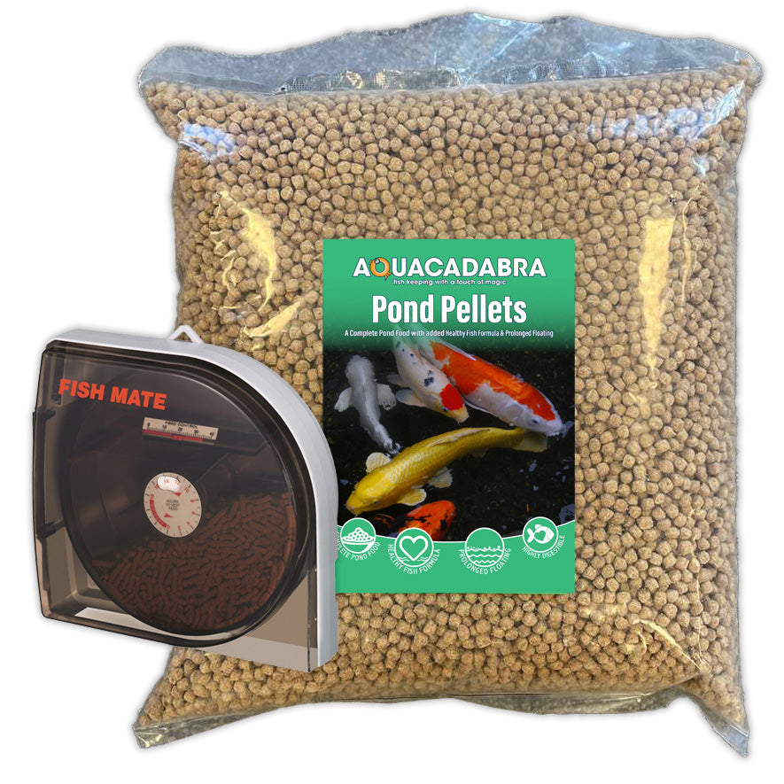 Aquacadabra Pond Food 2kg & P21 Auto Feeder