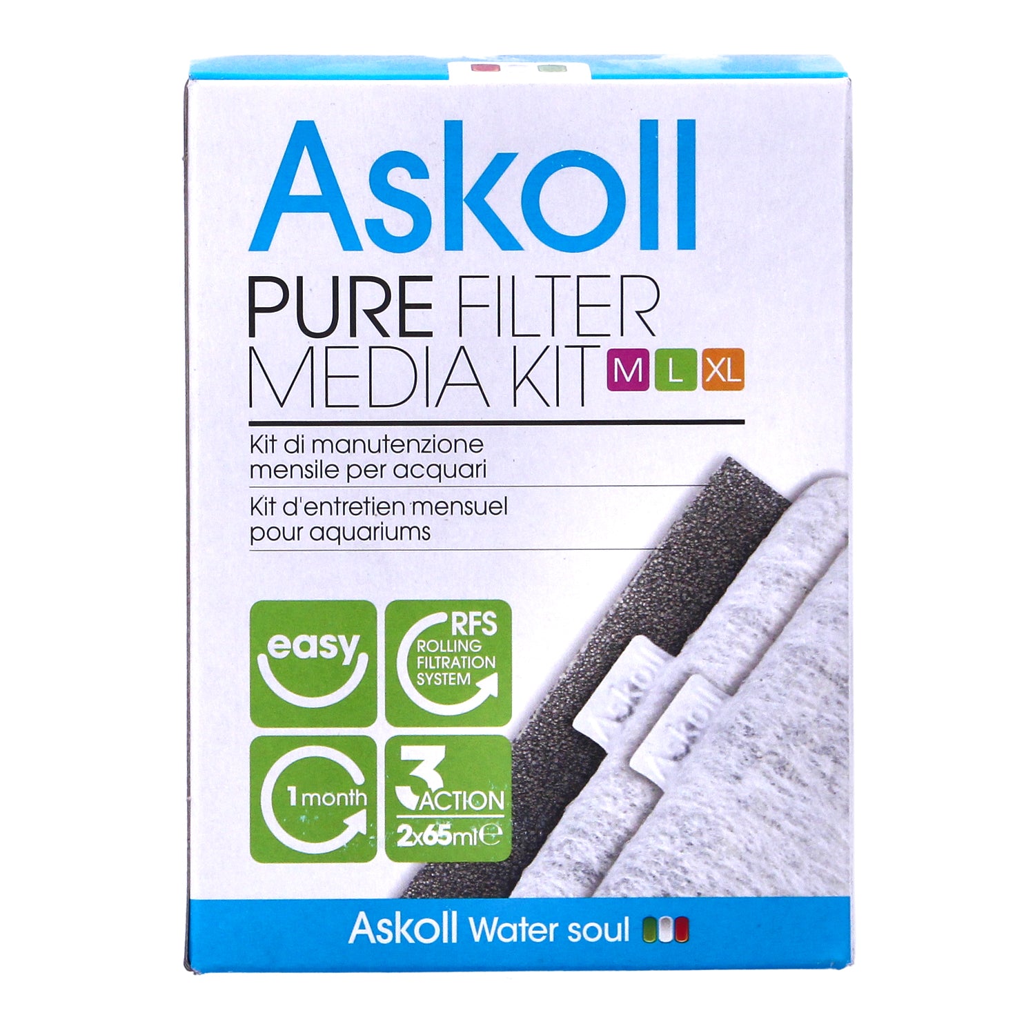 Askoll Pure Filter Media Kit M/L/XL 