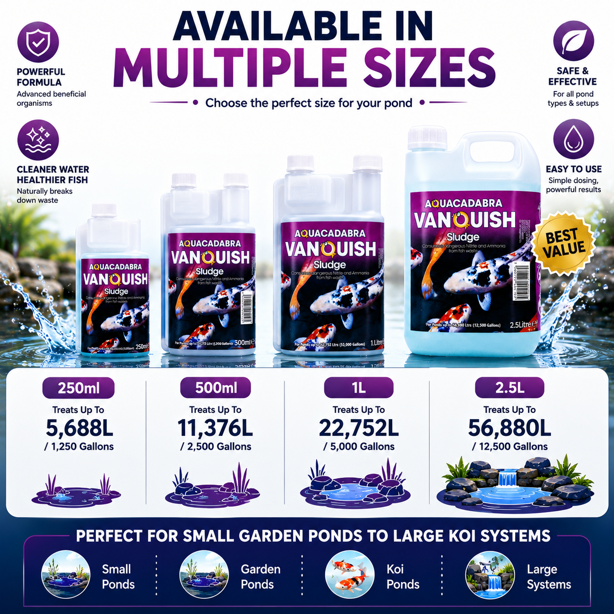Aquacadabra Vanquish Sludge Pond Cleaner